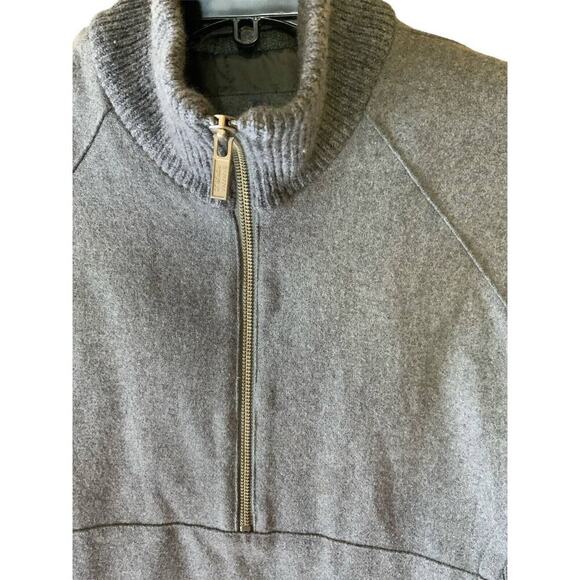 Banana Republic Sweater Recycled Wool Blend Half Zip Pullover Mens Size Medium - Picture 5 of 7
